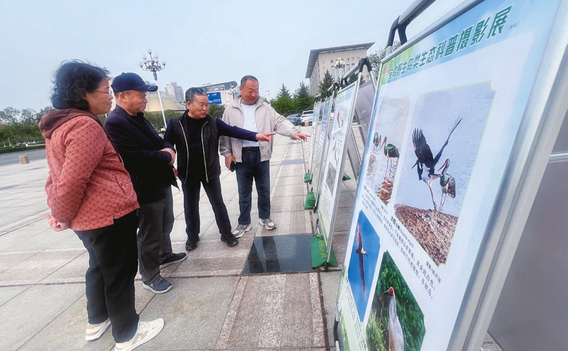 我市举办野生鸟类生态科普摄影展.png